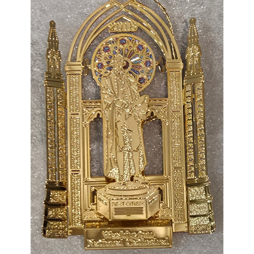 Danbury Mint Washington National Cathedral 2018 George Washington 3D Ornament